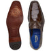 Belvedere Genova Men's Alligator Leather Loafers in Chocolate Brown
