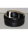 Men's Genuine Embodies Finest Leather Black Ostrich Belt