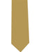 Extra Long Men's Polyester Neck Tie Gold-Men's Neck Ties - Mens Dress Tie - Trendy Mens Ties