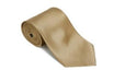 Gold 100% Silk Solid Necktie With Handkerchief Buy 10 Of Same Color Tie For $25 Each-Men'S Neck Ties - Mens Dress Tie - Trendy Mens Ties