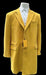 Mens Gold - Yellow Fashion Overcoat - Gold - Yellow Carcoat