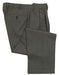 Mens Gray Wool Dress Pants