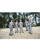 Men's Gray Flap Two Pockets Beach Wedding Attire Suits