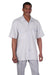 2 Piece New Men's Summer/Spring Vacation Wear Gray Casual Two Piece Walking Outfit For Sale Pant Sets Set Suit