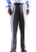 Men's Gray Wool Gray Pleated Pants