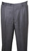 Long Rise Big Leg Slack Dress Pants Light Gray Wool Wide Leg Pants Pleated Baggy Dress Trousers unhemmed unfinished bottom