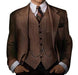 Men's Great Gatsby Vested Men's Clothing Costumes Suits Costumes Outfit Male Attire For Men Slim Fitted