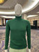 Mens Green Slim Fit Turtleneck Sweater – Lightweight Knit Pullover in Emerald Green