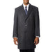 Men's Dress Coat 'Ram' Grey Blend Herringbone Men's Car coat Overcoat ~ Long Men's Dress Topcoat -  Winter coat Tweed houndstooth checkered Pattern