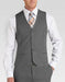 Men'S Grey Fashionable Men'S Vest Any Color Matching Dress Tuxedo