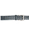 Real Authentic Skin Grey All-Over Genuine Crocodile Hornback Cinturon De Cocodrilo