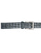 Real Authentic Skin Grey All-Over Genuine Crocodile Hornback Cinturon De Cocodrilo
