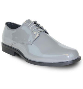 Men's Sarno Lace Up Vangelo Tuxedos Men's Shoe For Men Perfect for Wedding Grey Tuxedo Shoes