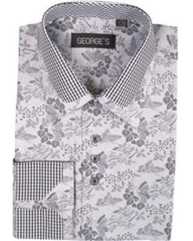 george dress shirts George Men's Slim Fit Dress Shirt, Size: XL, White