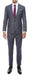 Extra Slim Fit Suit Mens Grey Or Blue Peak Lapel Suit Extra Slim Fitted Pants