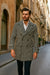 Mens Houndstooth Peacoat for Every Occasion