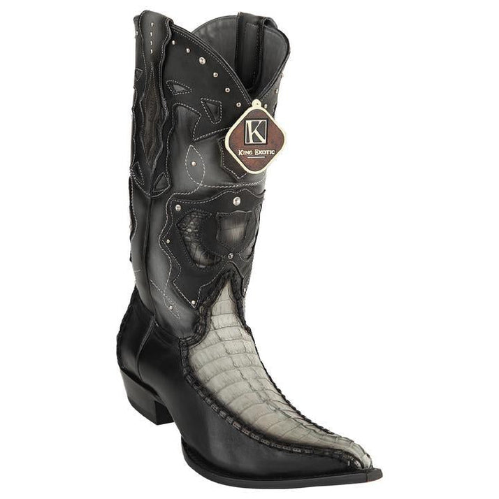 Men's King Exotic Elephant Skin 3x Toe Boots Oryx Burnished (495v27011) main image 1