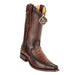Men's King Exotic Boots Genuine Caiman Belly European Toe Brown