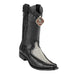 King Exotic Genuine Caiman Belly European Toe Boots – Gray