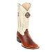 Men's King Exotic Boots Genuine Leather Square Toe Handcrafted Brown