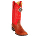 Men's King Exotic Boots Genuine Leather Square Toe Handcrafted Honey