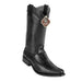 Men's King Exotic Boots Genuine Python European Toe Black
