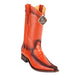 Men's King Exotic Boots Ostrich Leg European Toe Cognac