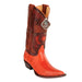 Men's King Exotic Teju Lizard Boots 3x Toe Cognac