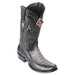 Men's King Exotic Caiman Belly Boots With Deer Dubai Toe Handcrafted Faded Gray