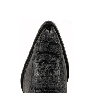 Mens King Exotic Caiman Hornback Cowboy Boots Black (4980205)