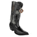 Men's King Exotic Eel Boots 3x Toe Handcrafted Black (495v20805) Boots