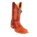 Men's King Exotic Elephant Skin Boots, Saddle Square Toe, Handcrafted