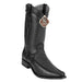 Men's King Exotic Genuine Elephant Boots European Toe Handcrafted Black