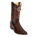 Men's King Exotic Genuine Elephant Boots European Toe Handcrafted Brown