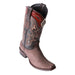 Men's King Exotic Python Boots Dubai Toe Handcrafted Brown Suede Finish