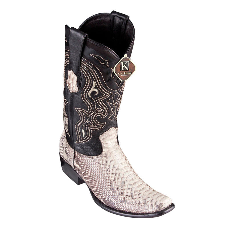 Men's King Exotic Python Boots Dubai Toe Handcrafted Natural (4795749 ...