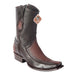 Men's King Exotic Sharkskin Dubai Toe Boots with Inside Zipper