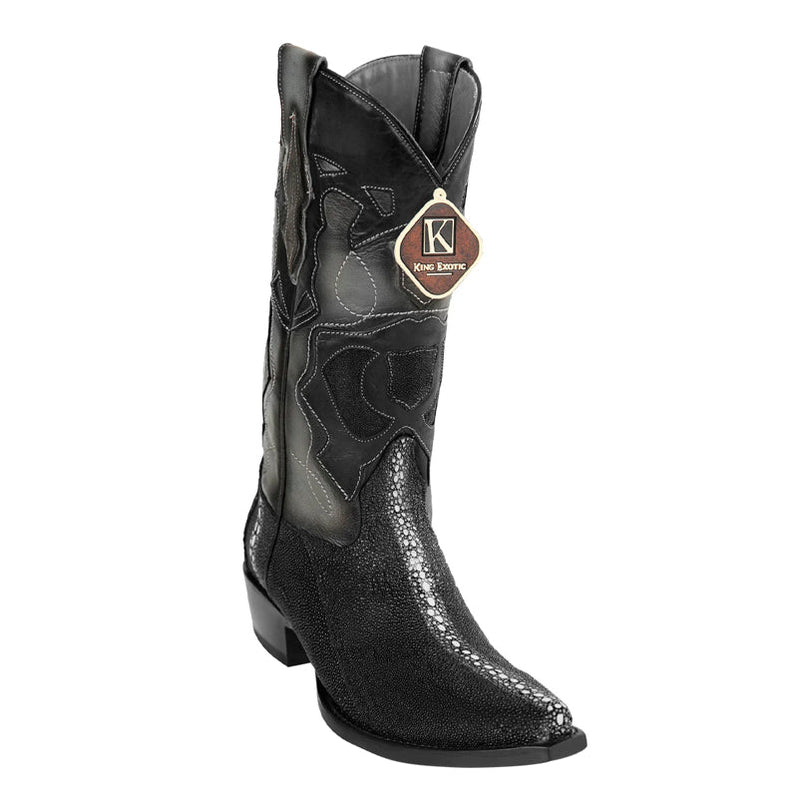 King Exotic Men's Stingray Single Stone European Toe Boot main image 1
