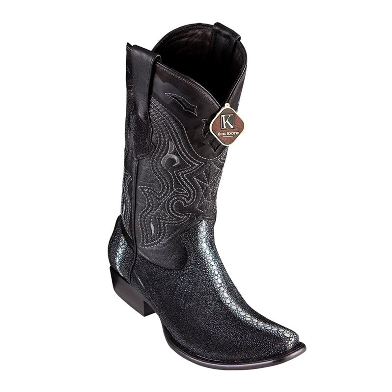 Men's King Exotic Sharkskin Boots With Inside Zipper Dubai Toe Handcrafted (479BF0916)