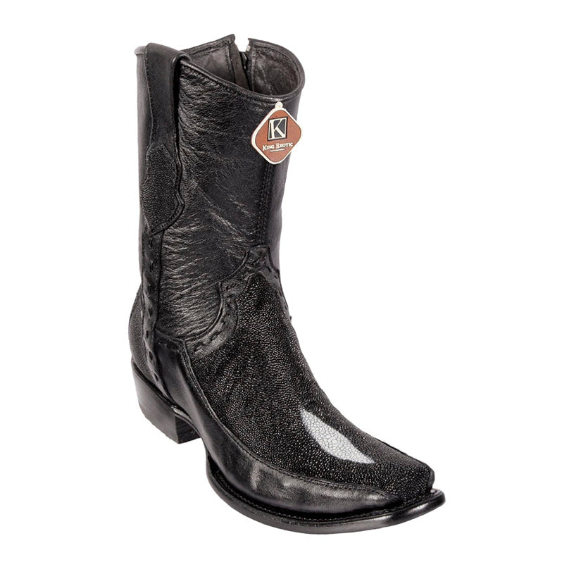 Men's King Exotic Stingray Boots 3x Toe Handcrafted Handcrafted (495v21243)