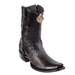 Men's King Exotic Teju Lizard Boots Dubai Toe Handcrafted Black Cherry