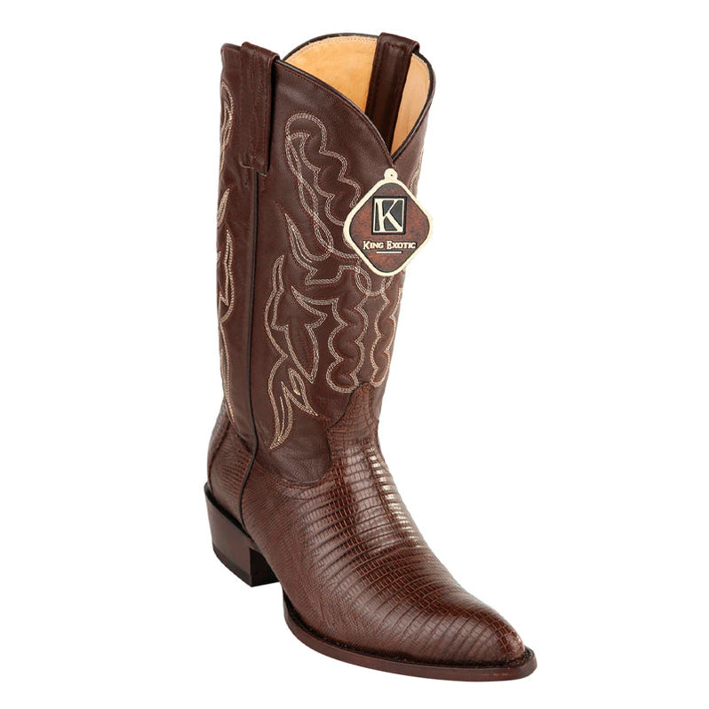 Bottes De Cowboy En Lézard Teju Authentique - Fabriquées Au Mexique - Pointure US 9
