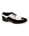 Men's Lace up Wingtip Tuxedo Men's Tuxedo Dress Shoe For Men Perfect for Wedding Black/ White Dress Tuxedo