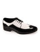 Men's Lace up Wingtip Tuxedo Men's Tuxedo Dress Shoe For Men Perfects for Weddings Black and White Dress Tuxedo
