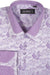Lavender Ethnic traditional touch spread collar Dress Shirt