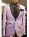 Men's Lavender ~ Lilact  Shawl Suit Vested 3 Pieces