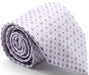 Men's Premium Flower Floral Pattern Ties Lavender - Men's Neck Ties - Mens Dress Tie - Trendy Mens Ties