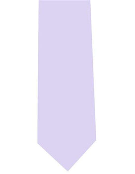Men's Solid Lavender Extra Long Polyester Neck Tie-Men's Neck Ties - Mens Dress Tie - Trendy Mens Ties