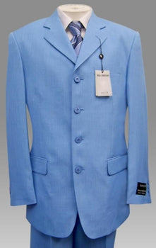 Men's 3 Button Style Jacket Plus Pants Dress Suit
