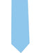 Men's Light Blue Polyester Extra Long Solid Neck Tie-Men's Neck Ties - Mens Dress Tie - Trendy Mens Ties